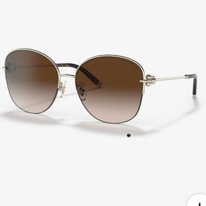 Tiffany & Company TF3082 Sunglasses Hardware Luxury Designer Pale Gold #109